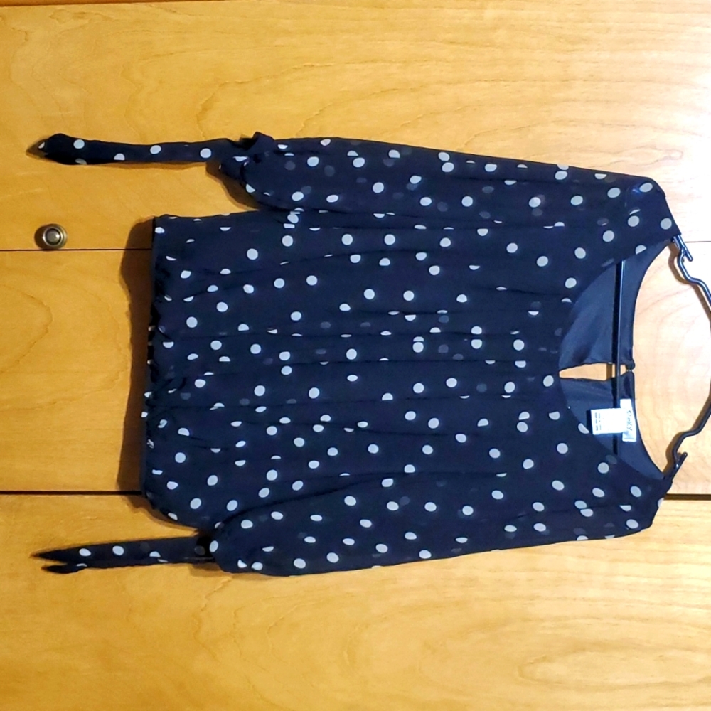Polka dot long sleeve